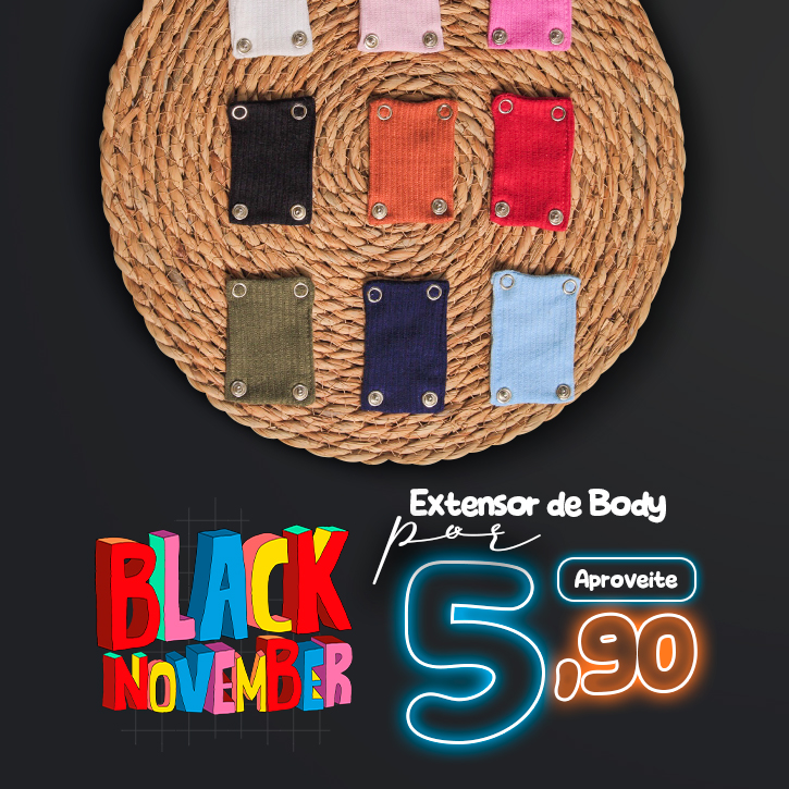 Black Friday - Extensor de body por  R$5,90