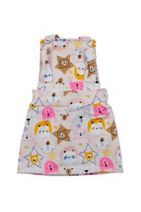 Salopete Molecotton - Ursinho - Ame Kids