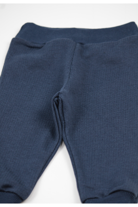 Calça de Moletom Infantil Unissex - Azul Marinho - Ame Kids