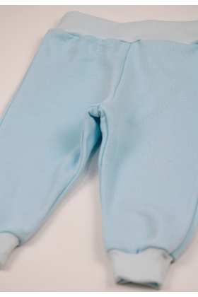 Calça de Moletom Infantil Unissex - Azul Bebê - Ame Kids