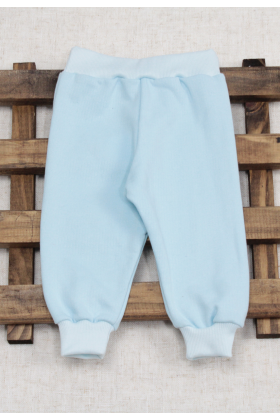 Calça de Moletom Infantil Unissex - Azul Bebê - Ame Kids