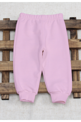 Calça de Moletom Infantil Unissex - Rosa Bebê - Ame Kids