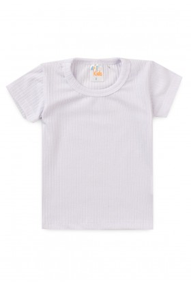 Blusa Canelada - Branco - Ame Kids