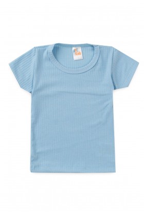 Blusa Canelada - Azul Bebê - Ame Kids