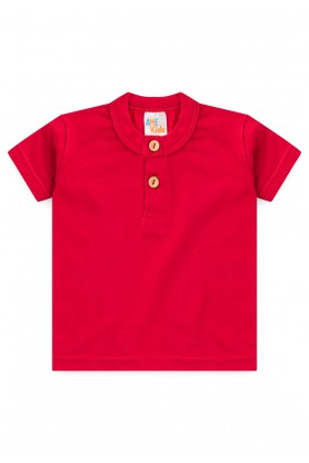 Camiseta Criança - Vermelho - Ame Kids