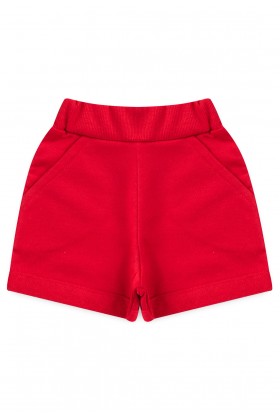 Shorts Moletinho - Vermelho - Ame Kids