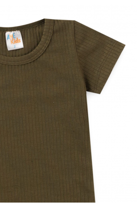 Blusa Canelada - Verde - Ame Kids