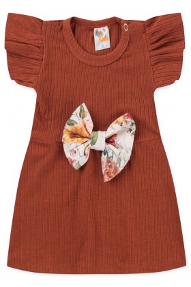 Vestido Curto Menina - Terra - Ame Kids