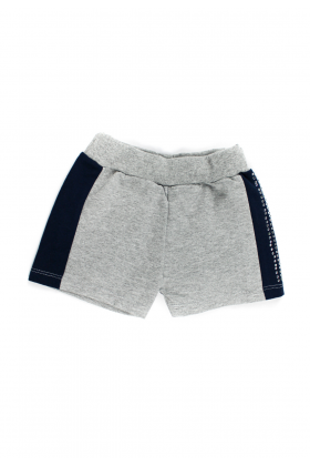 Shorts Menina Mescla com Aplique - Ame Kids