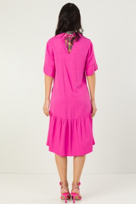 Vestido Curto de Alfaiataria Cinara - Pink - Tlic Rio