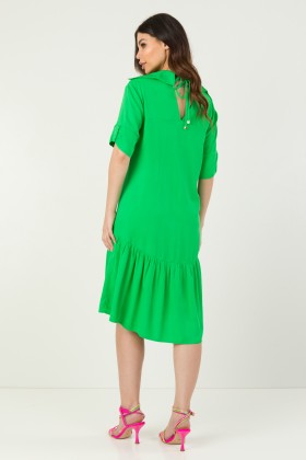 Vestido Curto de Alfaiataria Cinara - Maça Verde - Tlic Rio