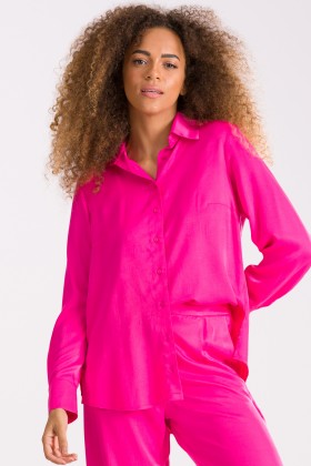 Camisa Alongada de Alfaiataria Geovana - Pink - Tlic Rio