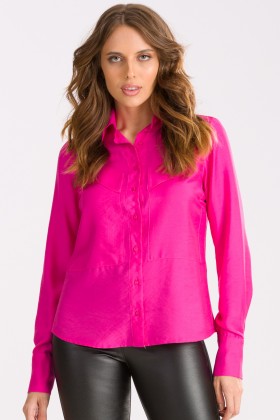 Camisa de Alfaiataria Elena - Pink - Tlic Rio