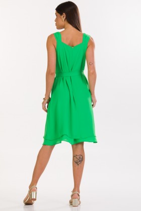 Vestido Curto de Alfaiataria Feminina Katia - Verde - Tlic Rio