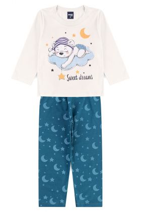 Pijama Infantil Ursinho Off - Mafi Kids