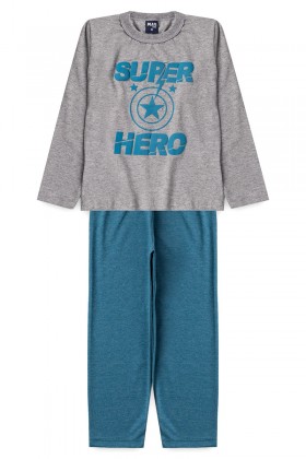 Pijama Infantil Super Hero - Mafi Kids