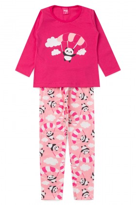 Pijama Infantil Panda - Mafi Kids