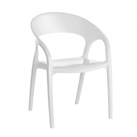 4 Cadeiras Glass Plus Branco