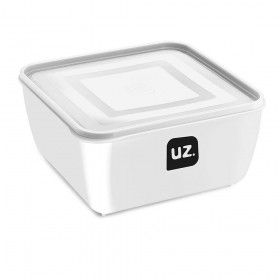 Pote Multiuso Premium Quadrado Branco 1,5 Litros