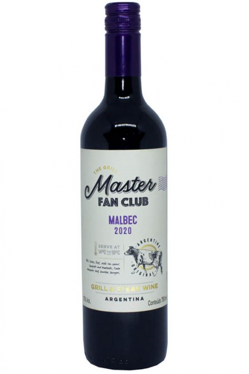 Vinho Tinto The Grill Master Fan Club Malbec 750 Ml