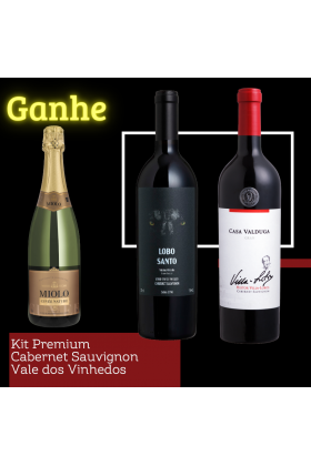 Kit Premium Vinho Tinto Cabernet Sauvignon | Vale Dos Vinhedos (2 X 750 Ml)
