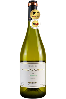 Vinho Branco Bodegas Carrau Cepas Nobles Chardonnay 750 Ml